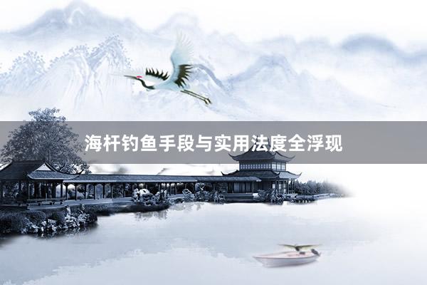 海杆钓鱼手段与实用法度全浮现